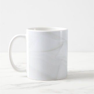 Klassische Tasse aus weißem Marmor