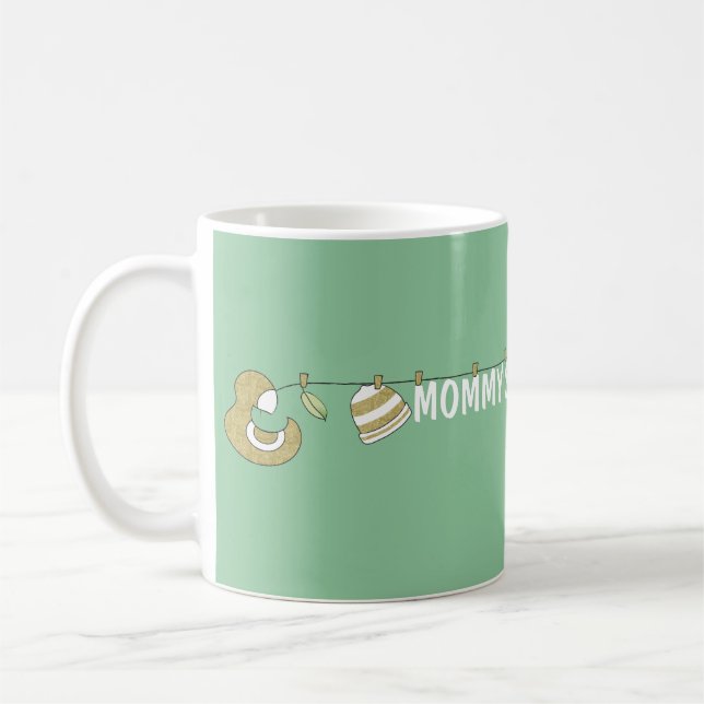 Klassische Tasse "Goldener Bird-Mama-Sippy-Cup" (Links)