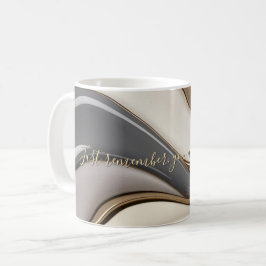 Klassische Tasse im stilvollen abstrakten Design