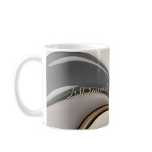 Klassische Tasse im stilvollen abstrakten Design