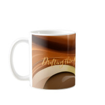Klassische Tasse in abstrakter Grafik