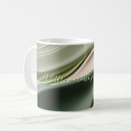Klassische Tasse in abstrakter Grafik
