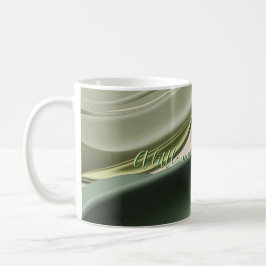 Klassische Tasse in abstrakter Grafik