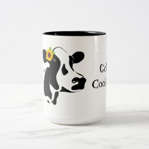 Klassische Tasse-Kuh,Got Cookies Kaffeekochse Tass Zweifarbige Tasse
