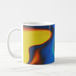 Klassische Tasse mit flüssigem und lebendigem Farb