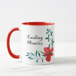 Klassische Tasse mit zwei Tönen und herrlichem Kaf