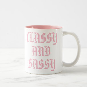 Klassische Tasse   Niedlich Pink Spaß Slogan Tasse