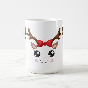Klassische Tasse Niedlich Rentier Weihnachten