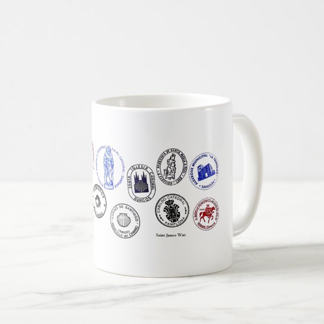 Klassische Tasse Saint James Way (VorderseiteRechts)
