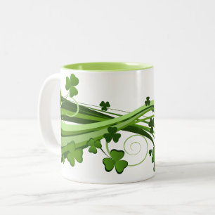Klassische Tasse-St. Patrick's Day Zweifarbige Tasse
