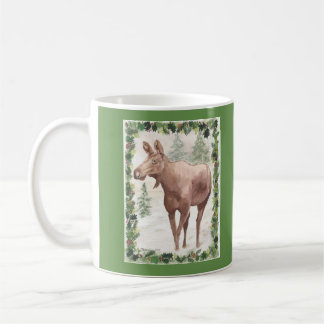 Klassische Tassen-Weihnachtselche Kaffeetasse