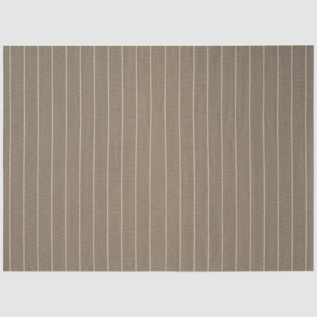Klassische Taupe mit Streifen Seidenpapier (Vorderseite)