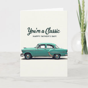 Klassische Teal Vatertagskarte Karte