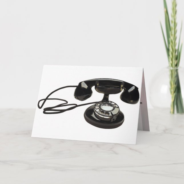 Klassische Telefonkarte Karte (Vorderseite)