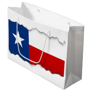 Klassische Texas-Staats-Flagge Große Geschenktüte