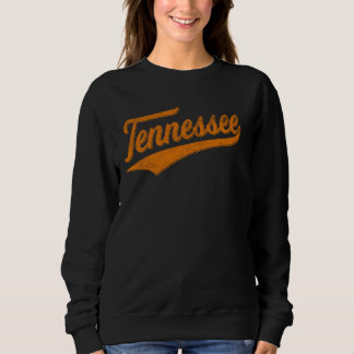 Klassische TN Orange Print Retro Varsity Vintag Te Sweatshirt