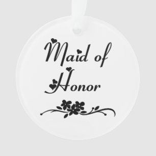 Klassische Trauzeugin Ornament