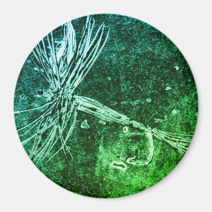 Klassische Trockenfliegenmuster für die Forellen-  Magnet