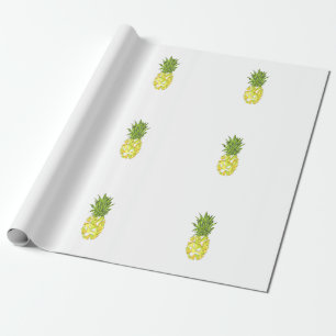 Klassische tropische geometrische Dreieck-Ananas Geschenkpapier