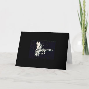 Klassische Trout Fly Card "Royal Coachman" Karte