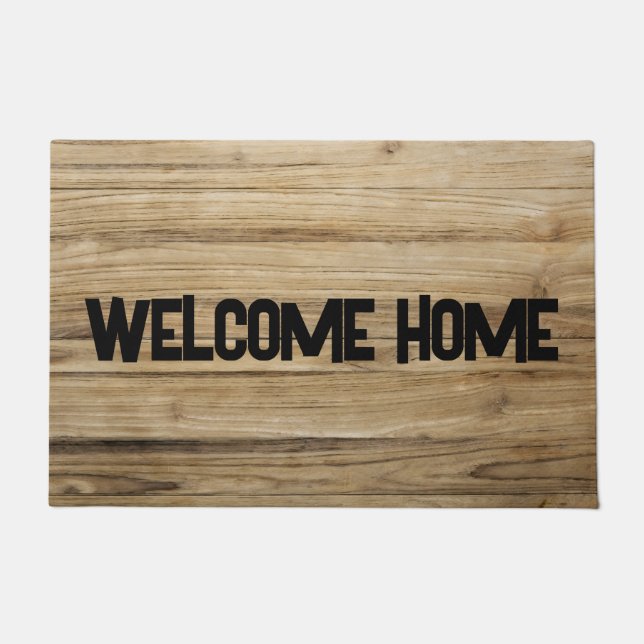 Klassische Tür. Fußmatte (Vorderseite)