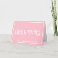 Klassische Typografie Pink-Hochzeit