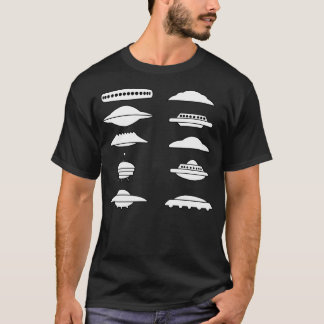 Klassische Ufo-Formen T-Shirt