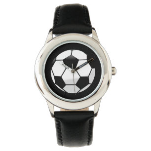 Klassische Uhr/Fußball-Ball für Kinder Armbanduhr