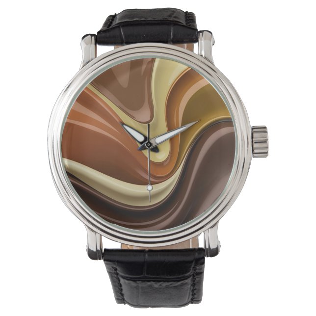 Klassische Uhr in abstrakter Grafik (Vorderseite)