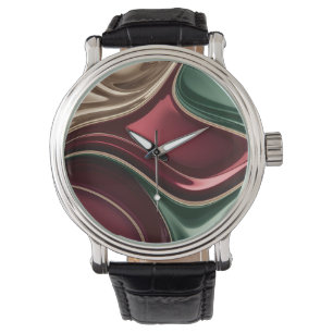 Klassische Uhr in stilvollem abstraktem Grafikdesi