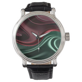 Klassische Uhr in stilvoller abstrakter Grafik