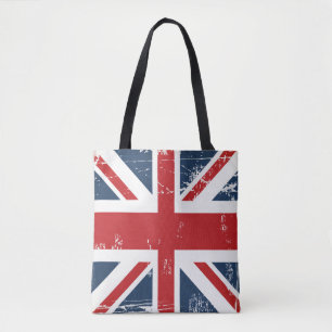 Klassische UK-Flagge Union Jack im alten Look Tasche