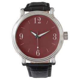 Klassische und schlichte "Big Face">Männeruhren Armbanduhr