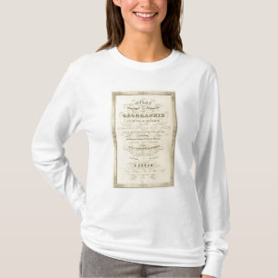 Klassische und universelle Geografie des T-Shirt