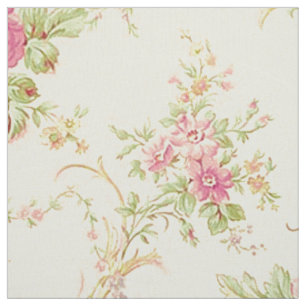 Klassische und Vintage Blumen Stoff