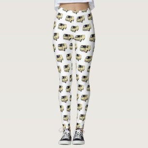 Klassische van-Cartoon-Abbildung Leggings