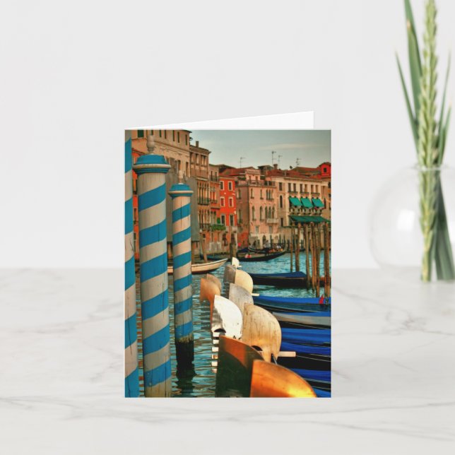 Klassische venezianische Landschaft Karte (Vorderseite)