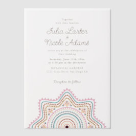 Klassische Verzierte Art Deco Stil Mandala Wedding