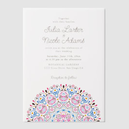 Klassische Verzierte Art Deco Stil Mandala Wedding