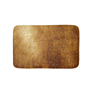 Klassische Verzierte Metallplatte Badematte