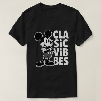 Klassische Vibes Retro-Cartoon-Maus-T-Shirt-Design T-Shirt