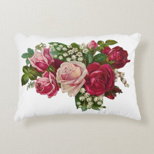 Klassische Viktorianische Rose Lily of the Valley  Zierkissen