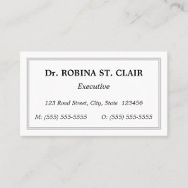 Klassische, Vintage Berufliche Visitenkarte