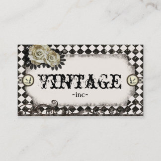 Klassische Vintage inspirierte Geschäftskarten Visitenkarte