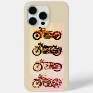 KLASSISCHE VINTAGE MOTORRÄDER iPhone 15 PRO MAX HÜLLE