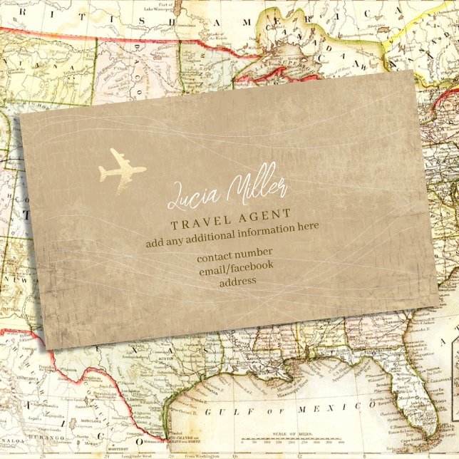 Klassische Visitenkarte für einen Agent-Berater (Von Creator hochgeladen)