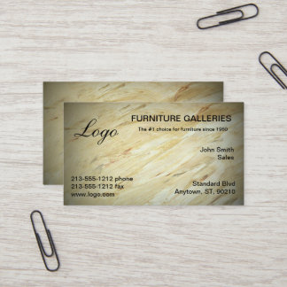 Klassische Visitenkarten mit Marmormuster-Logo Visitenkarte