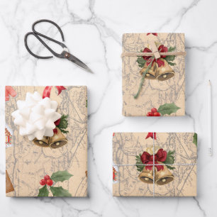 Klassische Weihnachten Geschenkpapier Set