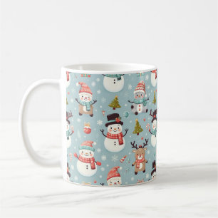 Klassische Weihnachtsbaummuster Kaffeetasse