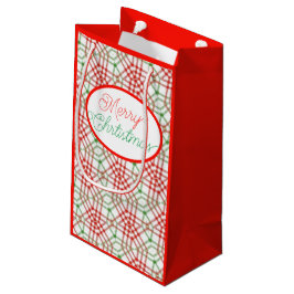 Klassische Weihnachtsgeschenktasche Kleine Geschenktüte